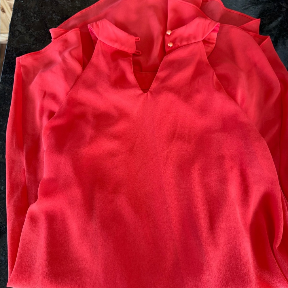 Elegant Coral Women's Sun Dress